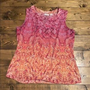 liz claiborne snake skin top